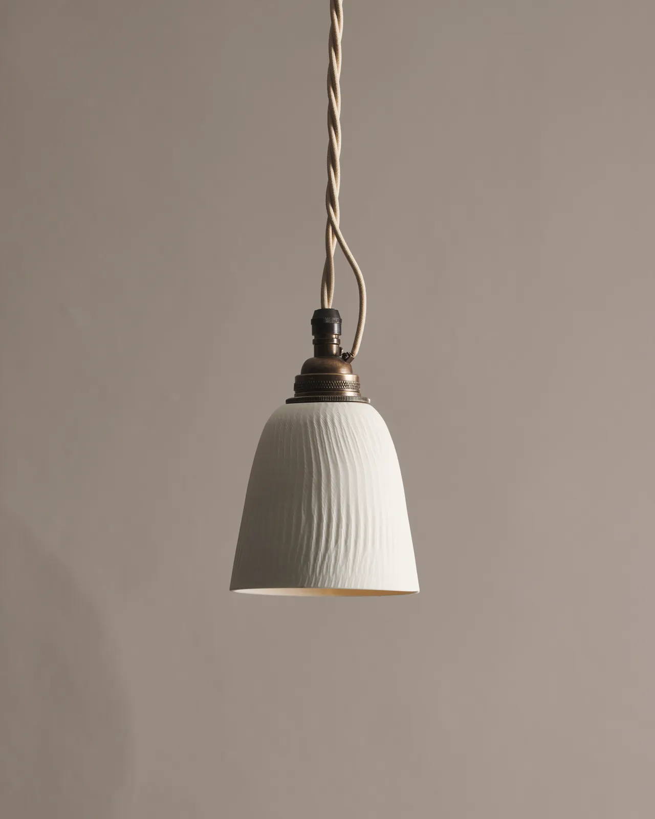 Large Chattered Beaker Porcelain Light | deVOL Kitchens